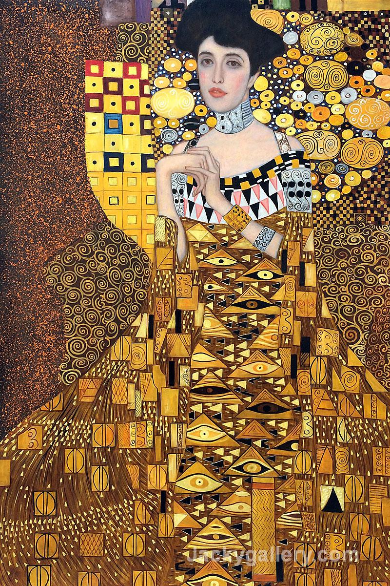 Portrait of Adele Bloch Bauer by Gustav Klimt paintings reproduction
